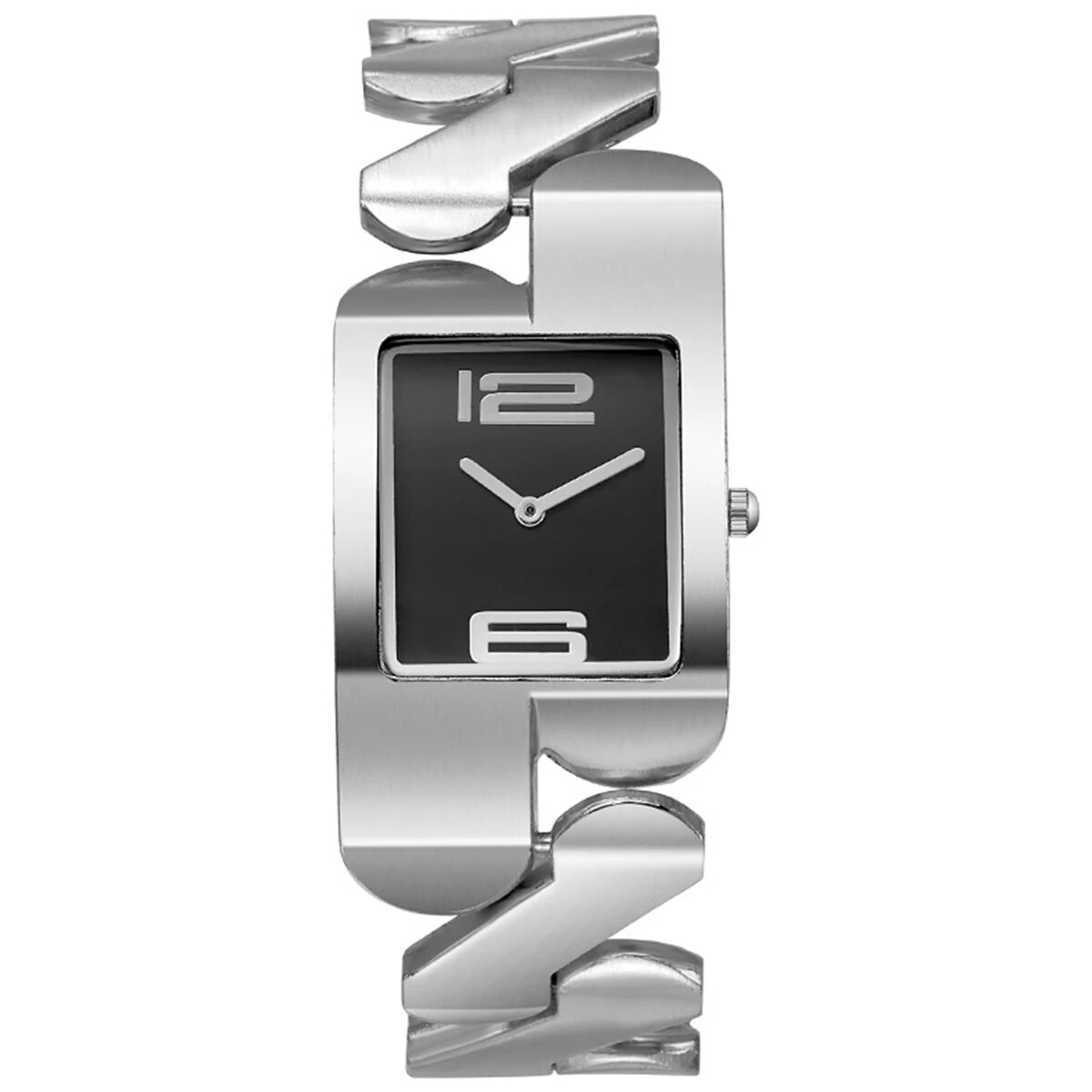 Simple Square Arabic Digital Small Dial Steel Belt Quartz Watch