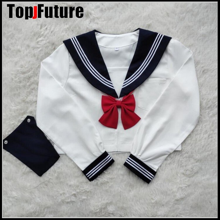 Orthodox college style Japanese student uniform JK Uniform suit NAVY suit orthodox sailor suit pleated skirt class suit