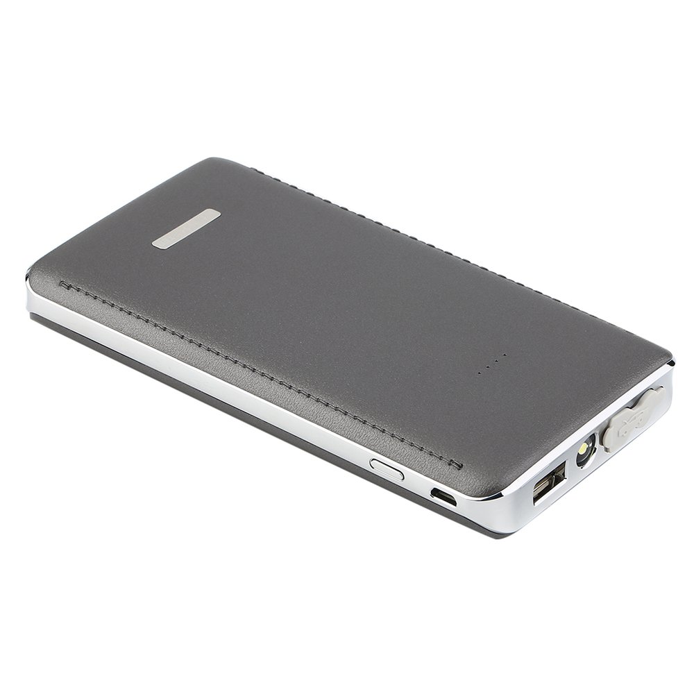 Portable 30000mAh Car Jump Starter Pack Booster LED Charger Battery Power Bank Emergency Starting Power Supply: Silver