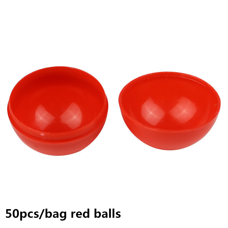 Huieson 100 Stks/pak Gekleurde Ping Pong Ballen 40Mm 2.4G Entertainment Tafeltennis Ballen Gemengde Kleuren Voor Game En reclame: Red
