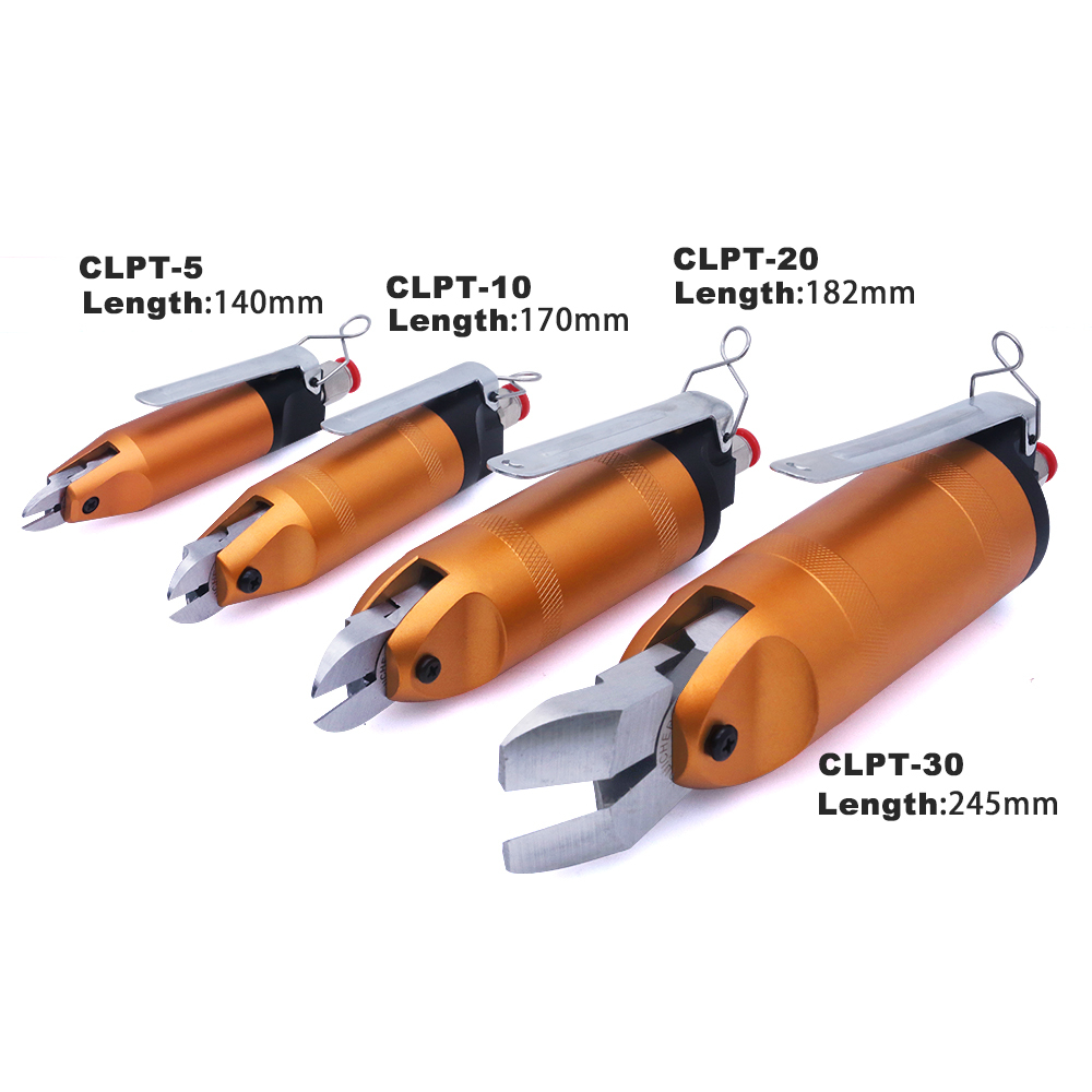 Pneumatic Scissors D20mm 390N Shear Cutting Tools Pliers Cutter for Metal Wire Plastic Electronic Component PVC Nipper Clamp