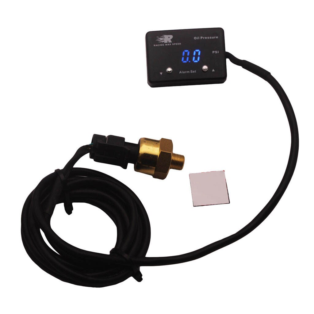 1/8Npt Sensor Oil-Gauge Pressure-Display Digital Universal 12v High Accuracy
