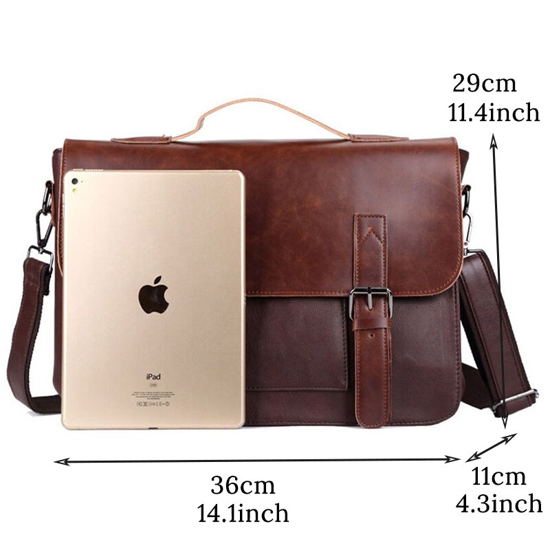 Bolsa para o homem de couro do plutônio negócios bolsa ipad pastas casual à prova dwaterproof água mensageiro bolsa ombro senhoras alta capacidade crossbody