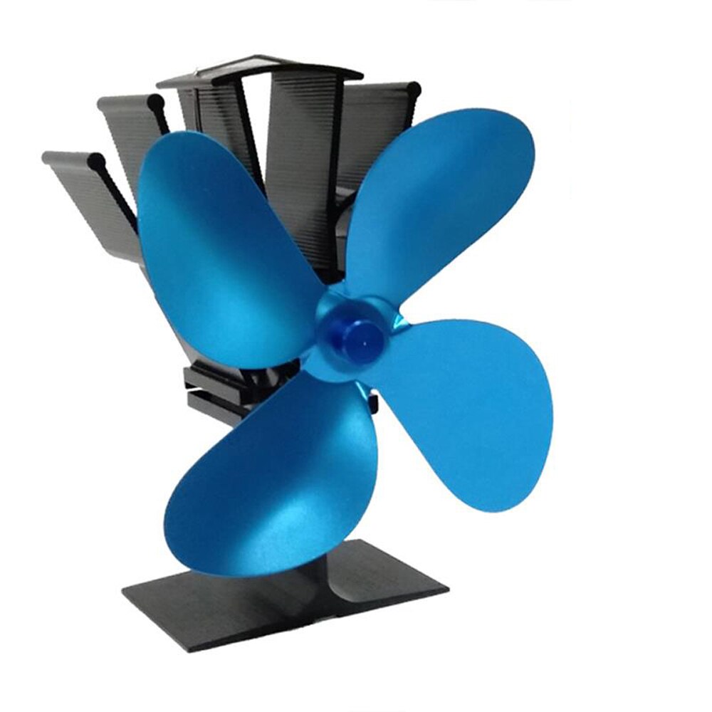 4-- bladige kachels met warmte-aangedreven ventilator, open haard, houtkachel, efficiënte warmteverdeling, ventilator, 8 kleuren optioneel