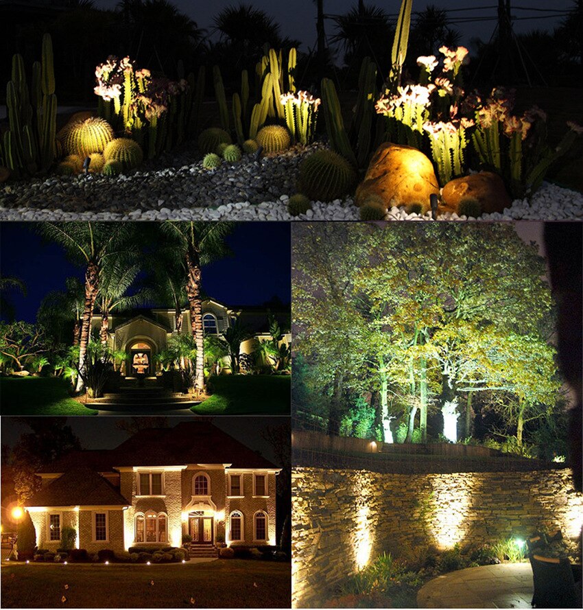 GU10 MR16 Garden Lawn Light Landscape Lamp Spike Waterproof Path Bulb Spot