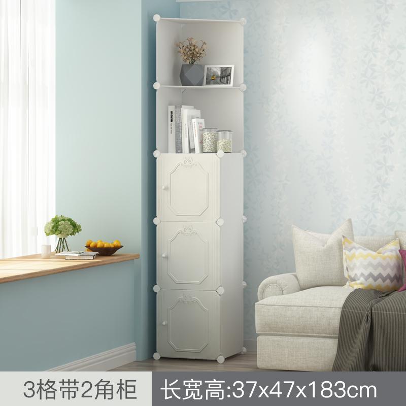 Triangle Cabinet Corner Multi-function Rack Resin Plastic Storage Small Living Room French Muebles Dormitorio Bedroom Furniture