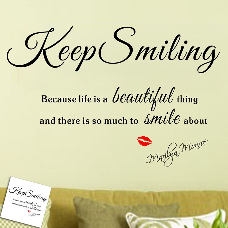English Letter Wall Stickers Art Words Wall Decals TV Backgound Wallpaper Mural Living Room Bedroom Decoration