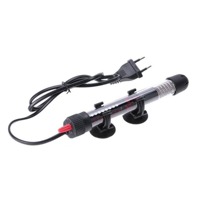 Barra de calentador de acuario 25/100/200/300W, termómetro de Acuario, pegatina, controlador de temperatura, calentador para acuario, Mini pecera: 300W