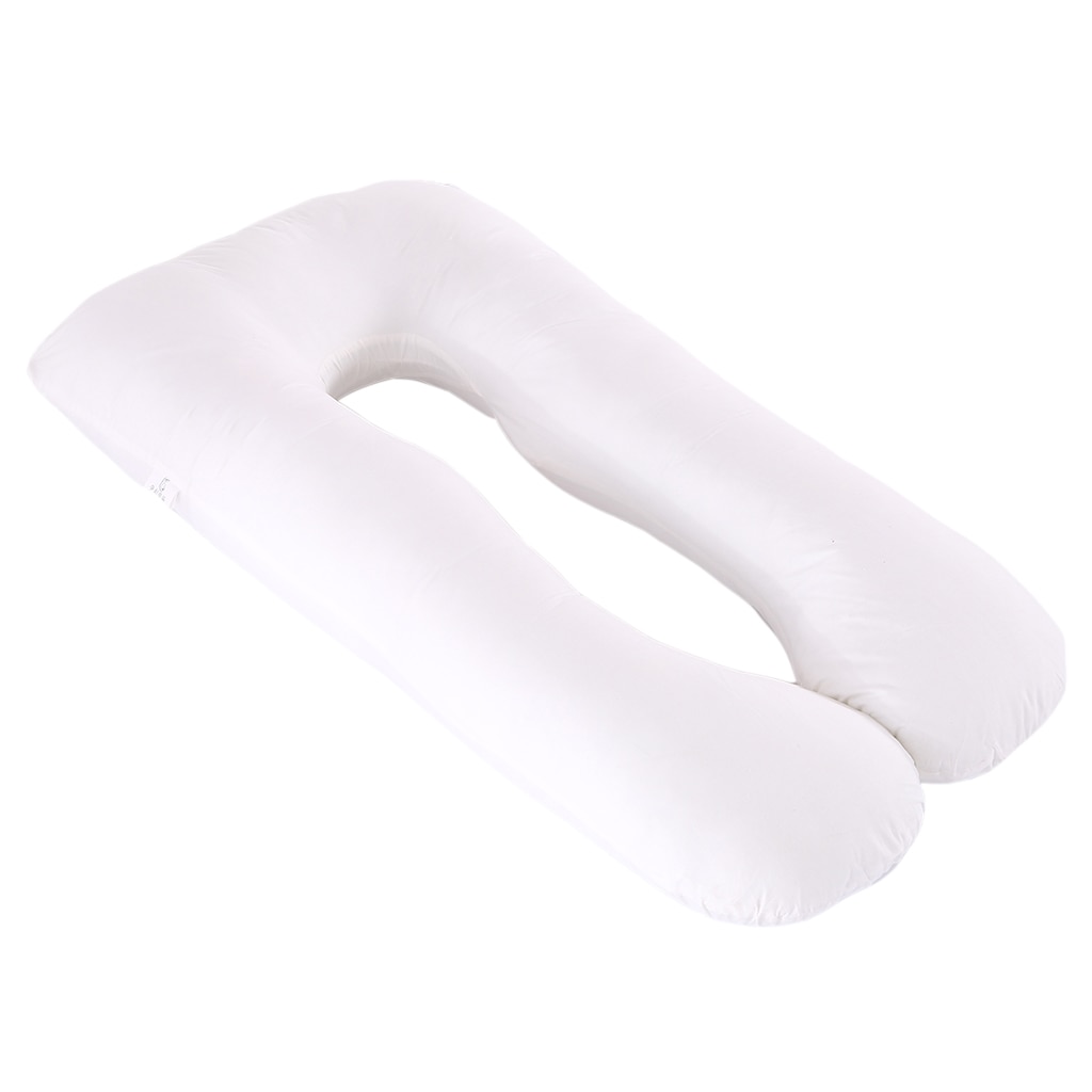 Taie d'oreiller complète en forme de U | Assortiment de 130x70cm, pour le remplacement des traversin de maternité, étui de soutien pour la grossesse, 8 couleurs disponibles