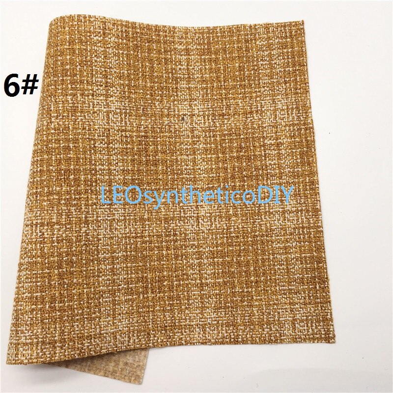 1PC 21X29CM Printed linen Fabric sheets For Making Bows LEOsyntheticoDIY T436A