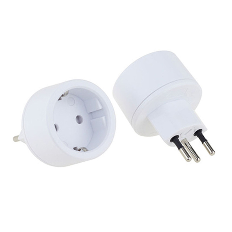 2 PCS Universal Travel Adapter Europ EU Zwitserse stekker Power Adapter EU Zwitserse Stekker Adapter 10A 250 V zwitserse 3 pin Plug