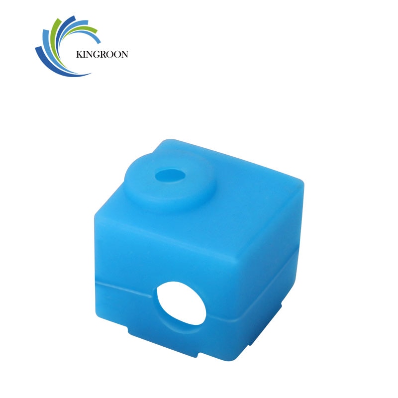 KingRoon E3D V5 J-kopf Heizung Block Extruder Teil Aluminium HotEnd V5 Wärme Block 16*16*12mm Silizium fallen abdeckung 3D Drucker Teile
