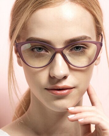 DRESSUUP Frame Glasses Women Cat Eye Glasses Woman Classic Optical Vintage Glasses Frame Eyeglasses Oculos Gafas: C2