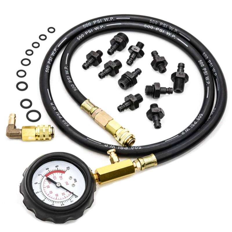 Oil Pressure Tester Kit, PSI Engine Oil Pressure Tester Gauge Tool Kit for Cars ATVs Trucks Use Oil Warning Devices