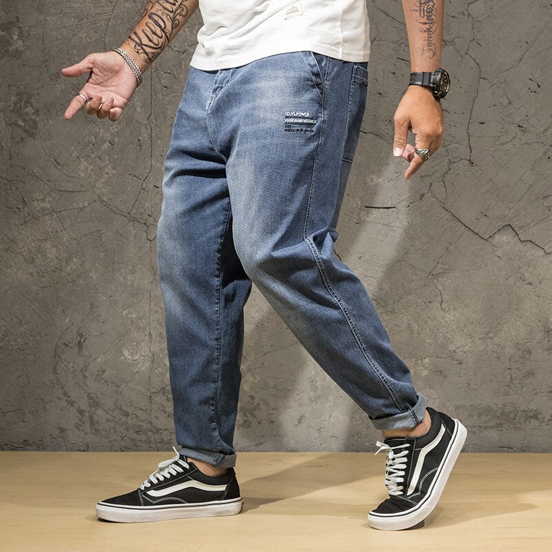 Forfatning korrekt Rullesten Plus store størrelse sorte jeans mænd 5xl 6xl 7xl ... – Grandado