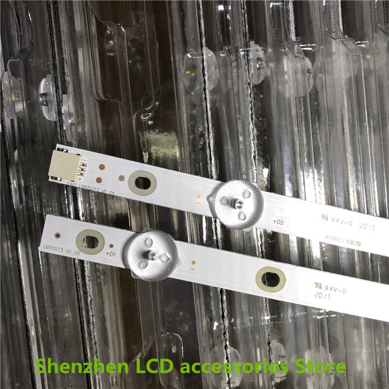 24piece=2lot FOR 55PUS7503 55PUS7303 55PUS6162 LCD TV backlight bar LB55073 V1_02 V0_01