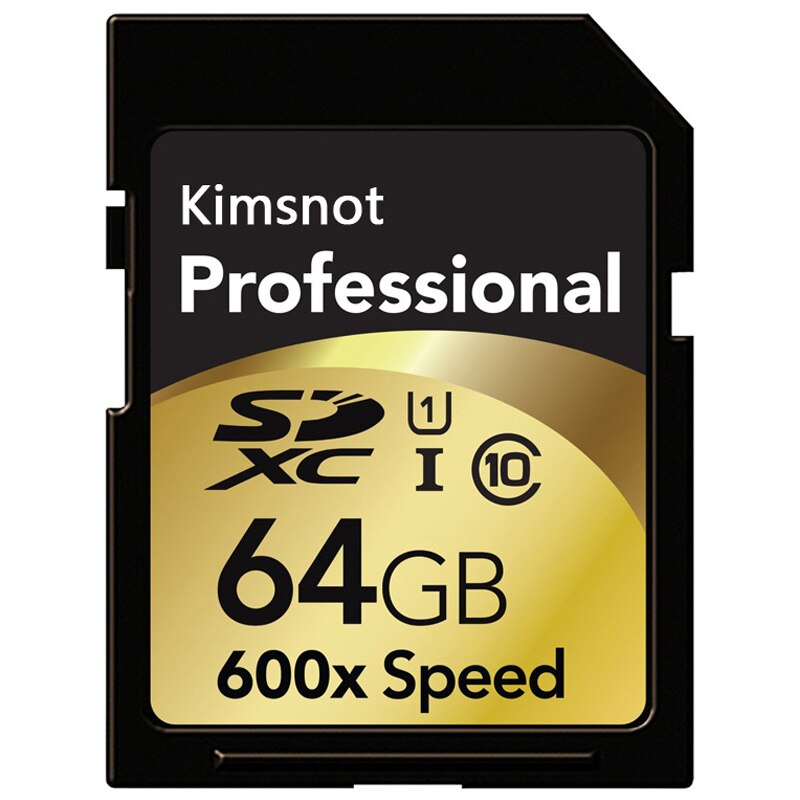 Kimsnot-tarjeta de memoria SDXC de alta velocidad, dispositivo de memoria SD de Clase 10, 16GB, 64GB, 600 GB, 256GB, 90 mb/s, uhs-1For, Canon, Nikon, DSLR, 128x32GB: 64GB