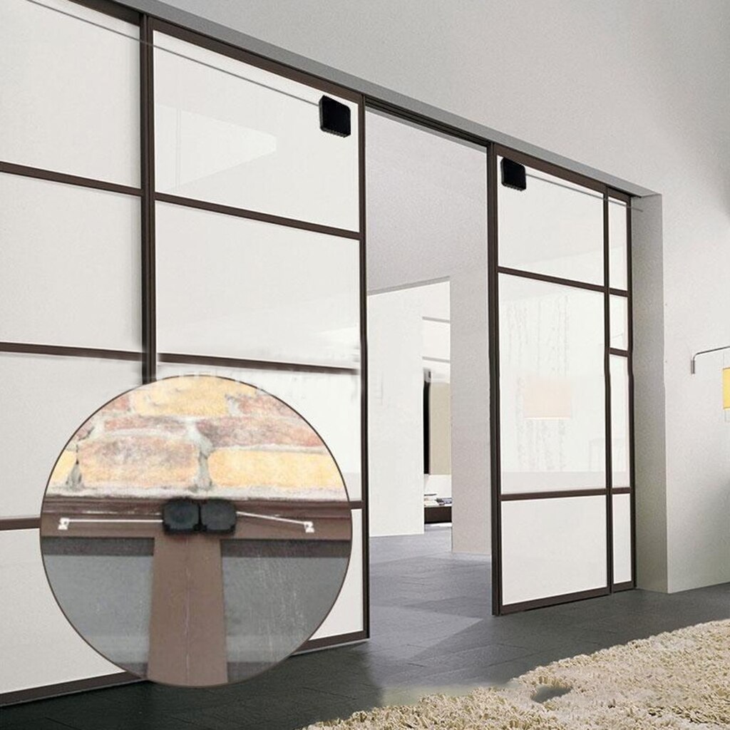 Punch-Free Automatic Sensor Door Closer, Automatic Door Closer for All Door