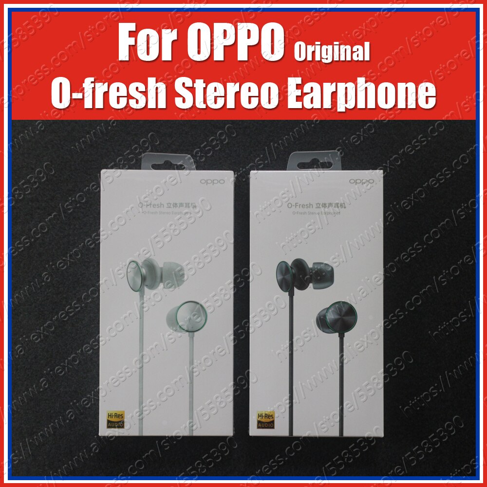 MH151 Hi-Res Original OPPO O Fresh Stereo Earphones Type C &amp; 3.5mm A9 A5 A31 A9 R15 Reno ace Reno 2z 3 Pro 10x Find X2 R17 Pro