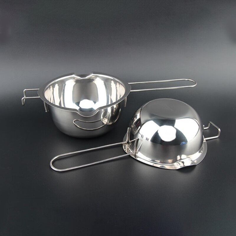 Lange Handvat Chocolade Melting Pot Snoep Kaas Melk Boter Smelten Kom Duurzaam Roestvrij Staal Diy Geurkaars Wax Boiler