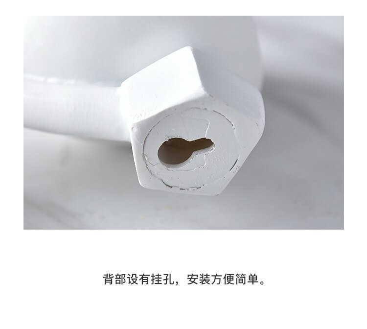 Bloempot decoratie portretkunst witte bloempot abstract beeldhouwwerk bloemstuk woonkamer zachte decoratie decoratie