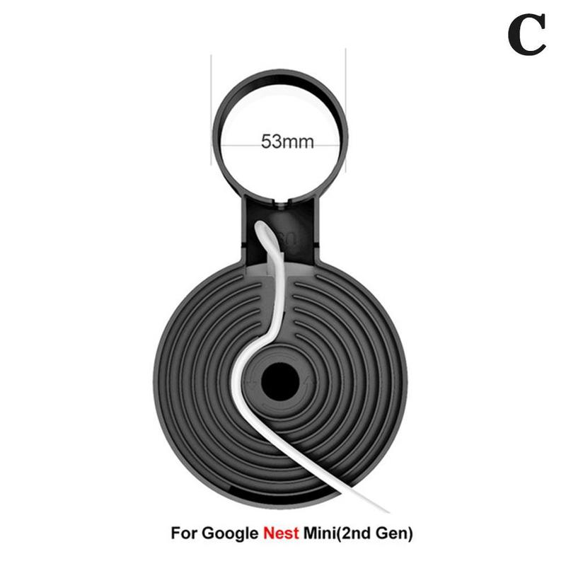 Audio Wall Bracket Suitable for Google Audio Google Nest/home Mini Wall Bracket Generation and Second Generation: blackA