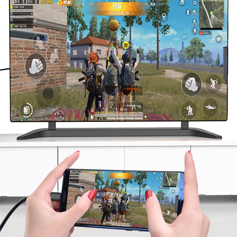 Estación de acoplamiento para iPhone, multiadaptador Lightning Internet + HDMI, compatible con pantalla + USB + carga AllIn1, conector Rj45 Living