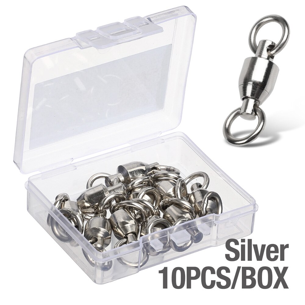 Buy 50pcs Barrel Fishing Swivel With Solid Ring Heavy