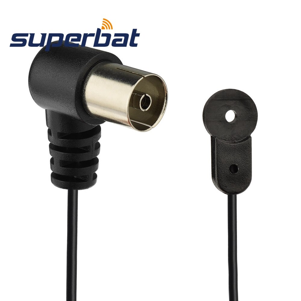 Superbat Fm Dipool Indoor Antenne 75 Ohm Pal Connector Zwart Push Op Vrouwelijke Voor Home Theater Receiver Hifi Radio Stereo