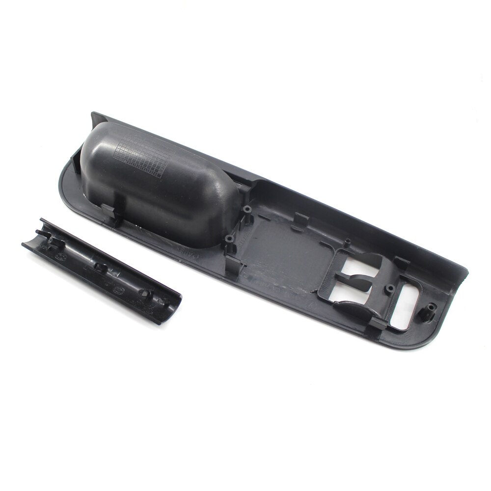 Panel frontal izquierdo para coche, Panel de Control de ventanilla eléctrica, bisel embellecedor de potencia con barra lateral para Golf 4 Passat 1998-2005, 2 puertas, negro/gris