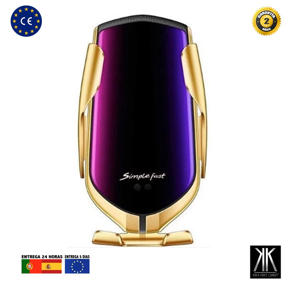 Universele Handsfree Bluetooth Car Draadloze Mobiele Oplader Compatibel Alle Modellen: Wireless Car Charger Silver