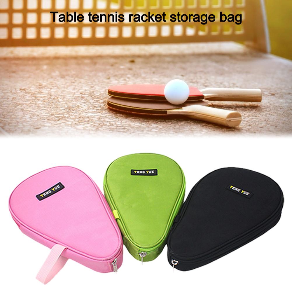 Raqueta de tenis de mesa, caja de almacenamiento de Ping Pong, cubierta de raqueta de tenis de mesa, bolsa de Paddle, raqueta de Ping Pong