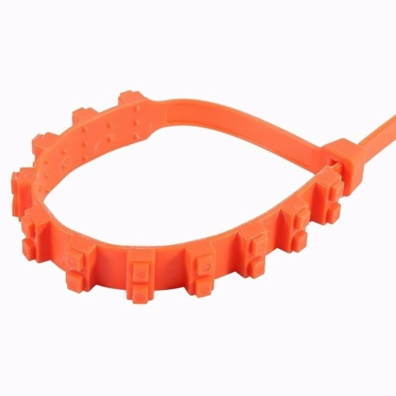 10pz auto Universale anti slittata Catene Da Neve di nylon per il Camion dell'automobile Fango Neve Rotella della gomma del Pneumatico Fascette anti-slittata Autocross tutto'aperto