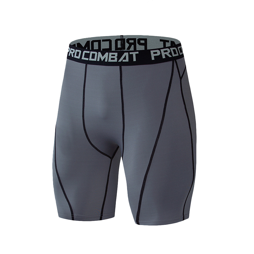 Men Bodybuilding Shorts Fitness Compression Leggings Workout Inseam Outfit Male Muscle Alive Elastic Skinny Tights S-3X