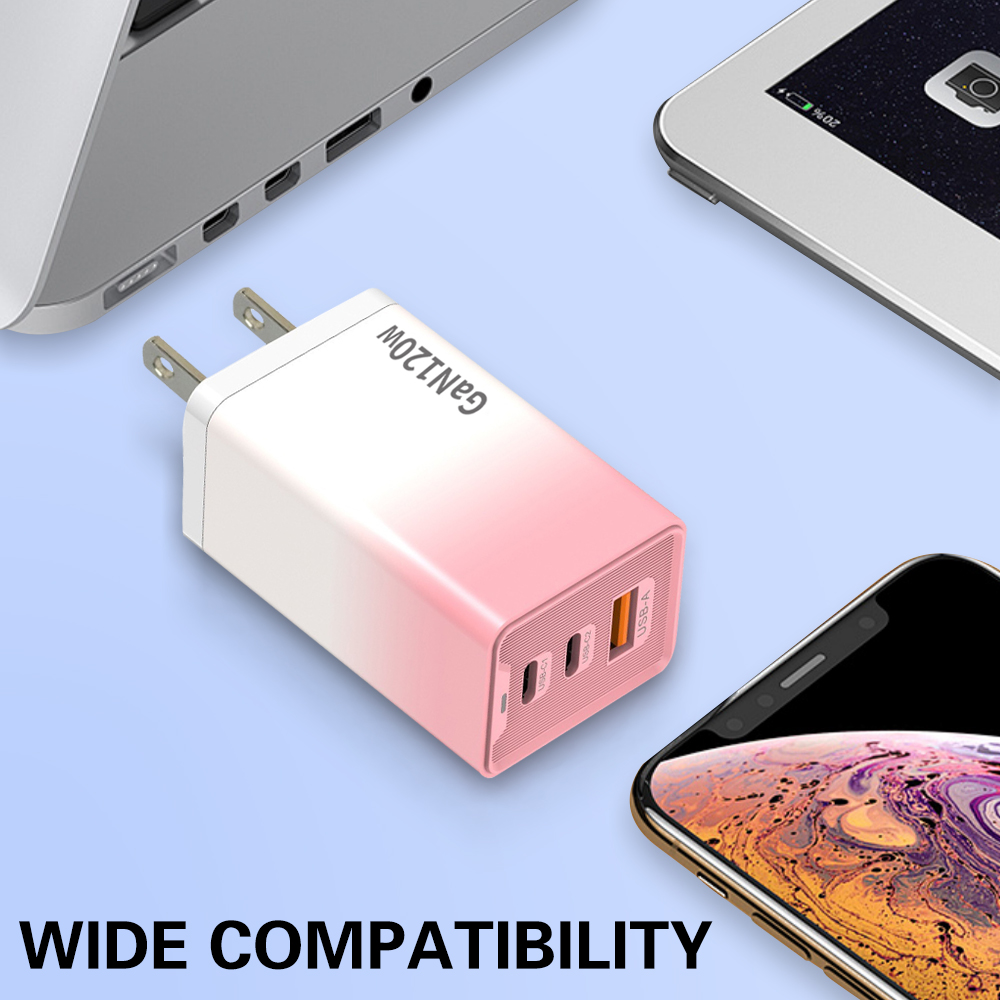 120W USB C GaN Charger Fast High Speed Charging Type C PD Mobile Phone Wall Travel Adapter for IPhone 16 Pro Huawei Xiaomi 15
