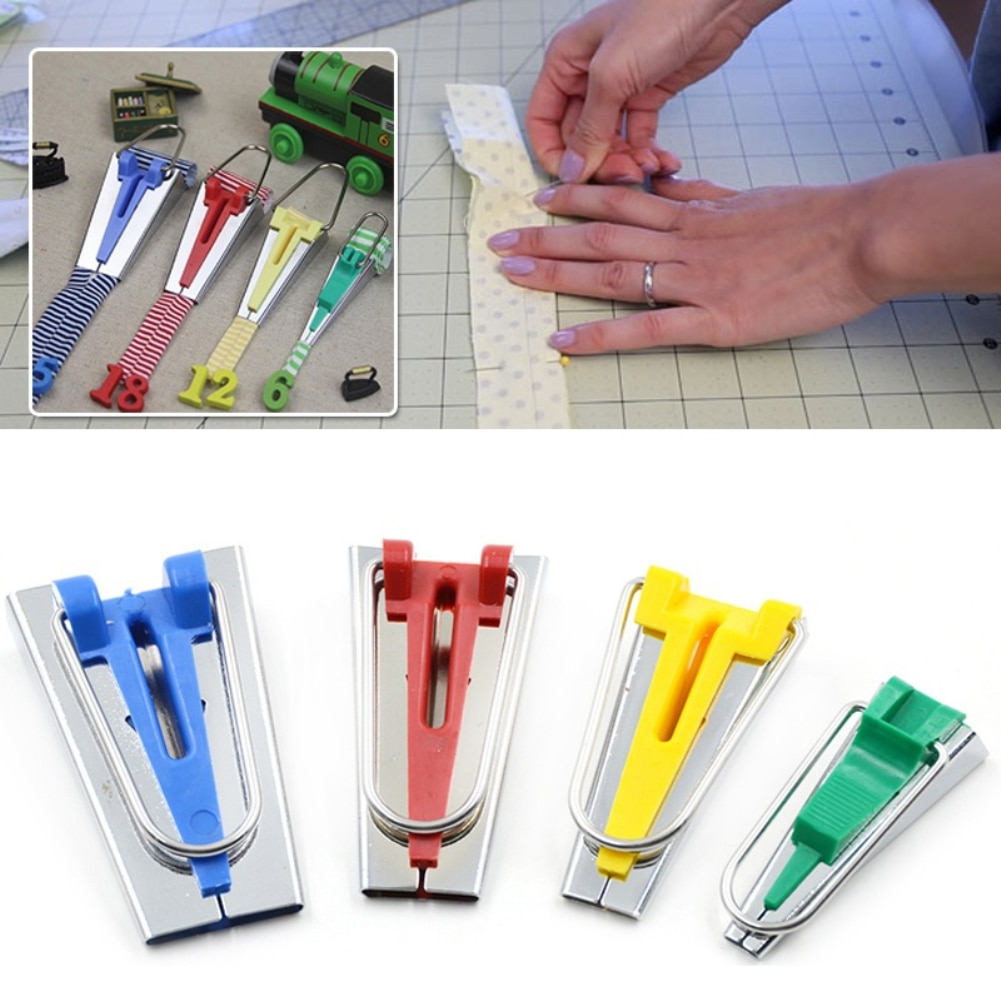 Sewing Accessories Bias Tape Makers DIY patchwork tools Edger Splicing Cloth Fabric Quilting Sewing Bias Tape Make Binding Tool