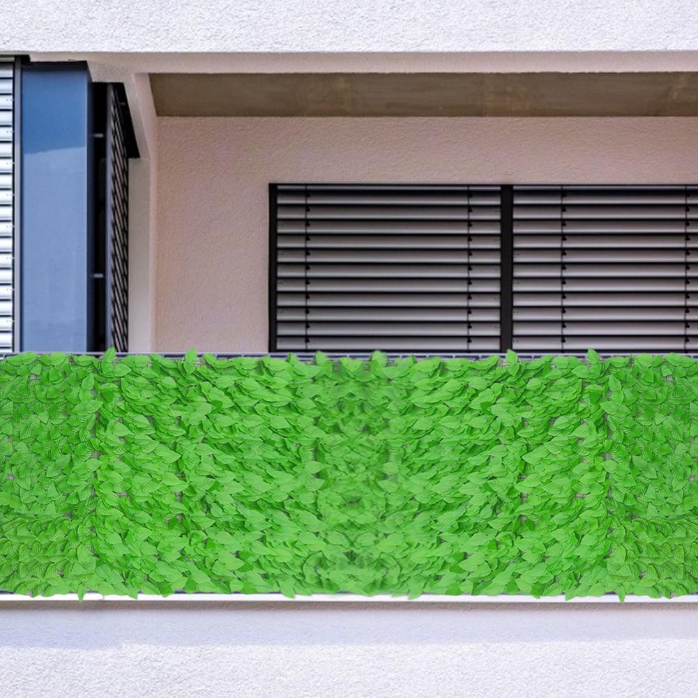 Enrejado Artificial para jardín, cerca extensible de imitación de hiedra, cerca de privacidad, protección UV, vides de madera, marco de escalada, decoración de plantas de jardinería