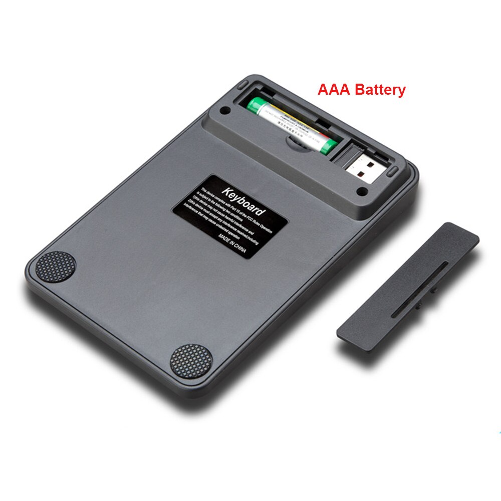 18 Toetsen Usb Draad Numeriek Toetsenbord Keyboard Mini Nummer Keycap Numpad 2.4G Wireless Keyboard Voor Laptop Desktop Pc Computer notbook