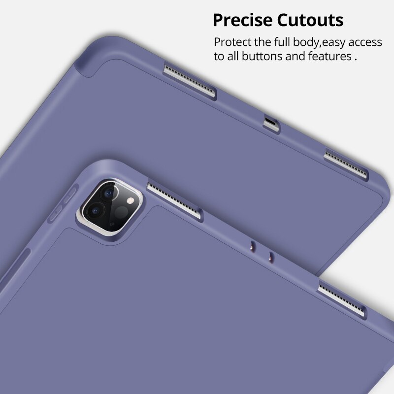 Voor Ipad Pro 11 Case Smart Case Slim Magnetische Folding Flip Stand Soft Tpu Back Cover Voor Ipad Pro 11 Case Tablet Funda