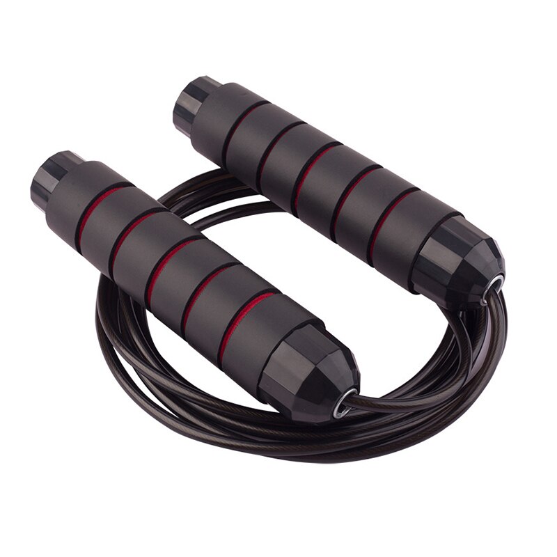 Heavy Weighted Jump Rope Solid PVC Tool Sweat-proof for Boxing Training Fitness C44: red