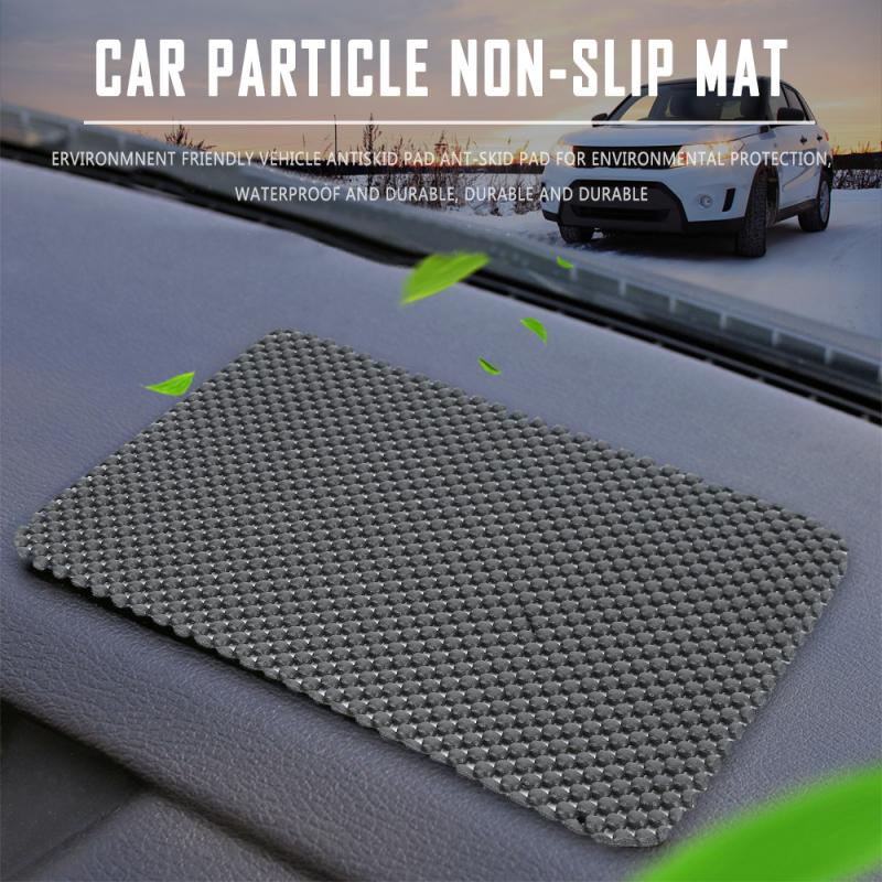 Zwarte Pad Auto Anti Slip Mat Auto Elektronica Silicagel Sticky Pad Mobiel Anti Slip Non Slip Mat Voor Mobiele telefoon: Car Non slip Mat