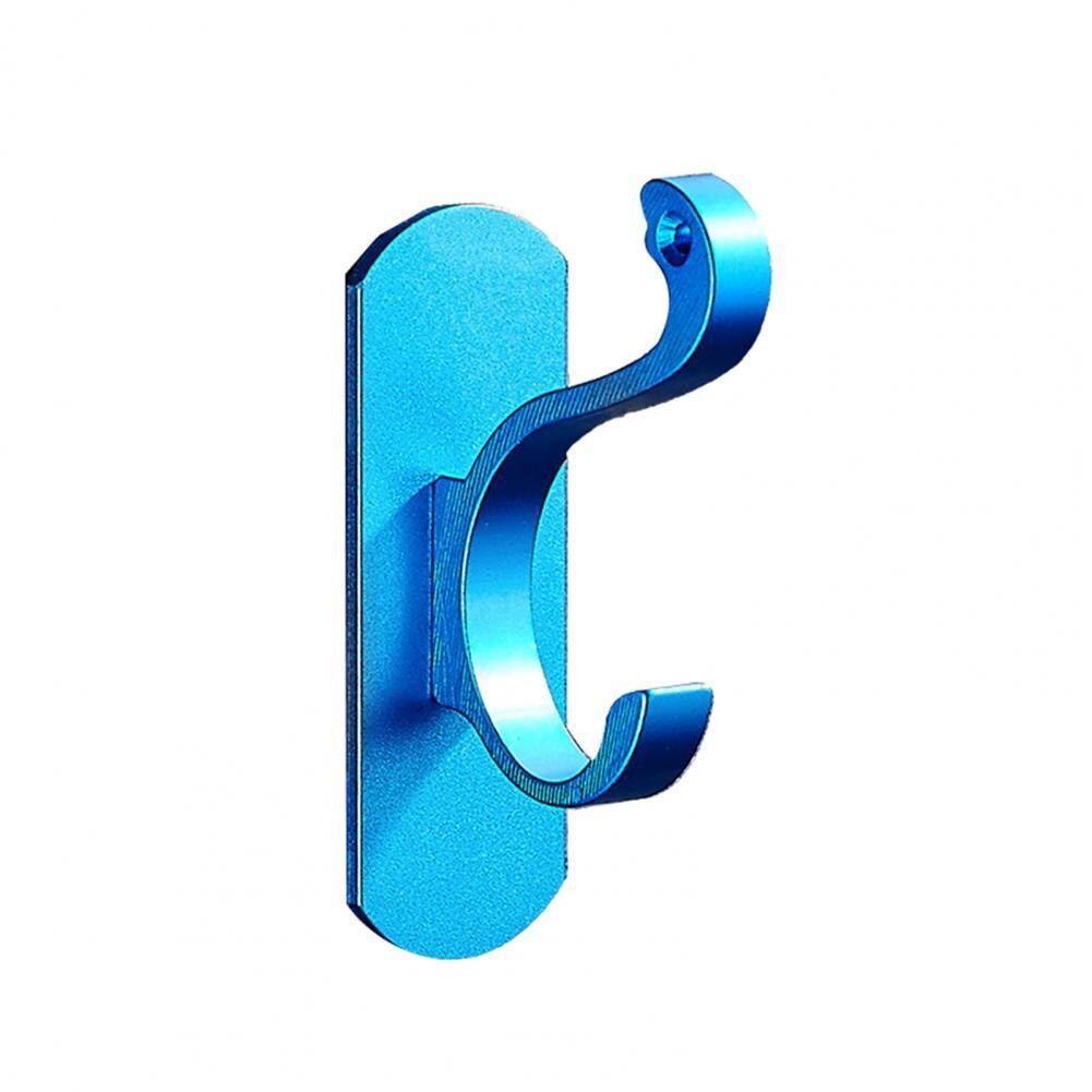 Hanging Hook Useful Heavy Duty Cloth Hanger Sturdy Structure Easy to Punch Hanger Hook: Blue