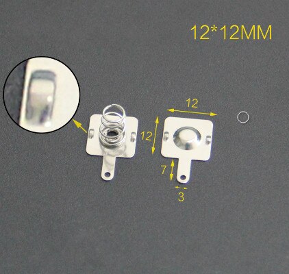 200PCS AA5 battery pack 12 * 12 / 26.5 / 27.5 / 28MM spring contact piece battery box positive and negative single pole: 12X12