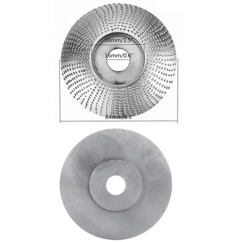 Angle Grinder Disc, Wood Carving Disc Grinding Wheel Sanding Abrasive Grinder Disc with 5 Pieces Sanding Grinding Wheel