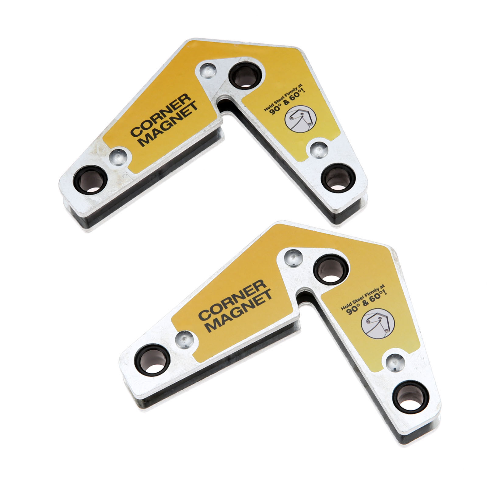 2Pcs Strong Welding Corner Magnet Holder Industrial Internal &amp; External Right Angle Fixator 60 90 Angle Neodymium Magnetic Clamp