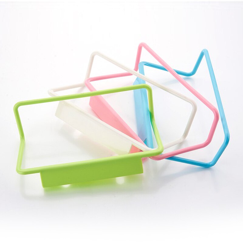 1Pcs Towel Rack Wall-mounted Hanger Rod Hanger Waterproof Kitchen Cabinet Cabinet Hanger Bathroom Storage Rack