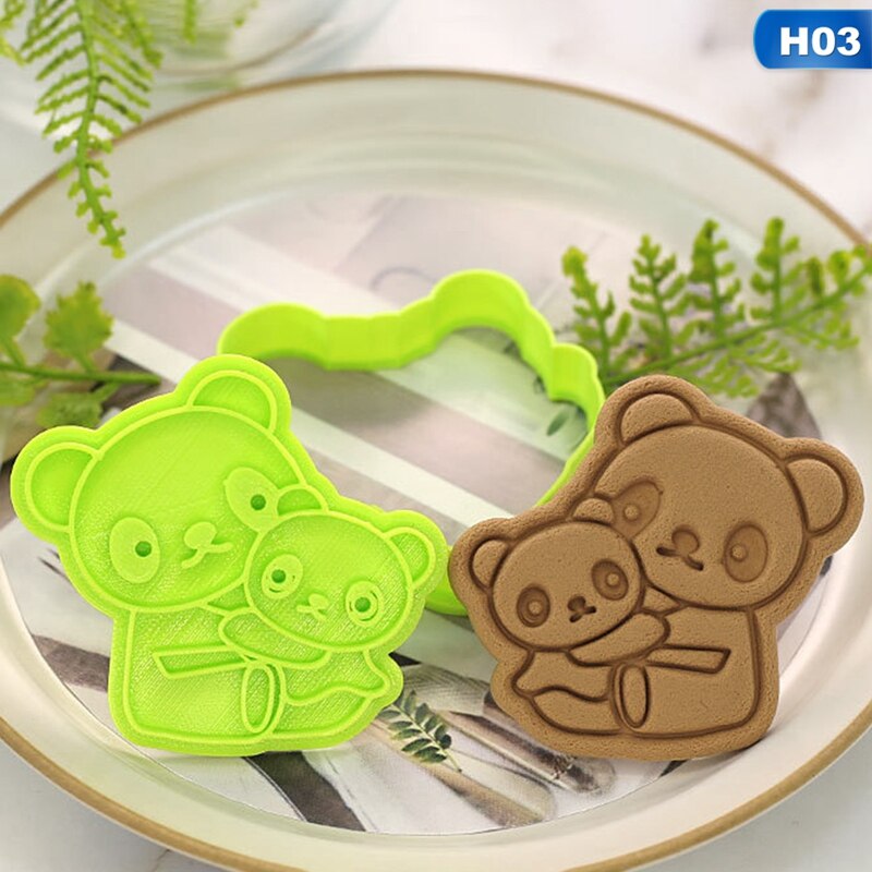 1 stuk diy bakvorm ster hart leeuw vorm 3d koekjesvormpjes cakevormen dieren cartoon suikercraft decoratie keukengereedschap: H03