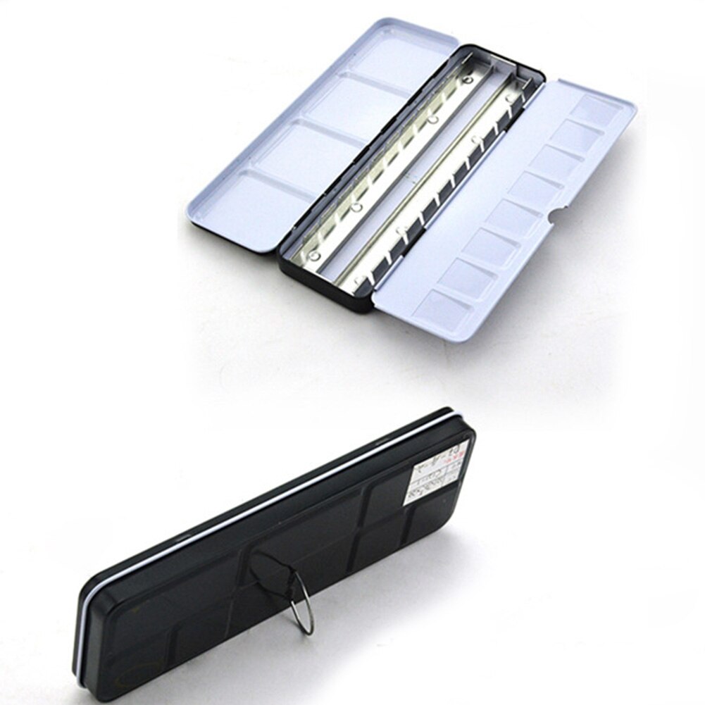 Multifunctionele Solid Aquarel Diy Tekening Palet Verf Doos School Lege Tin Ijzer Volledige Pan Studenten Duurzaam Art Supplies