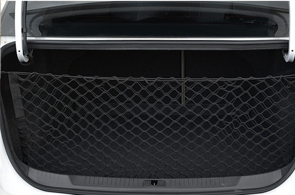 115x60cm Car Back Rear Trunk Storage Cargo Luggage Nylon Elastic Mesh Net Holder Car Accessories For RV Cmaper Truck Bus Van