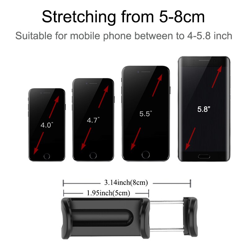 Universal 360 degrees Car Phone Holder Cell Phone GPS Car Dashboard Mount Phone Holder Stand Hud Clip On Cradle Phone Bracket